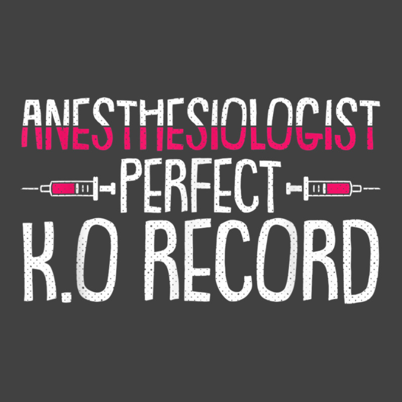 Anesthesiologist Nurse Funny Anesthetist Crna Student Gift T Shirt Vintage T-shirt | Artistshot