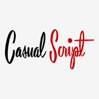 Casual Script Youth 3/4 Sleeve | Artistshot