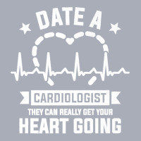 Date A Cardiologist They Can Really Get Your Heart Going Premium Tank Dress | Artistshot