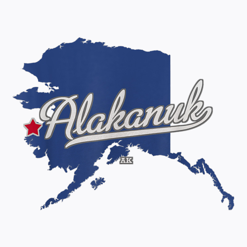 Alakanuk Alaska Ak Map T Shirt T-shirt | Artistshot