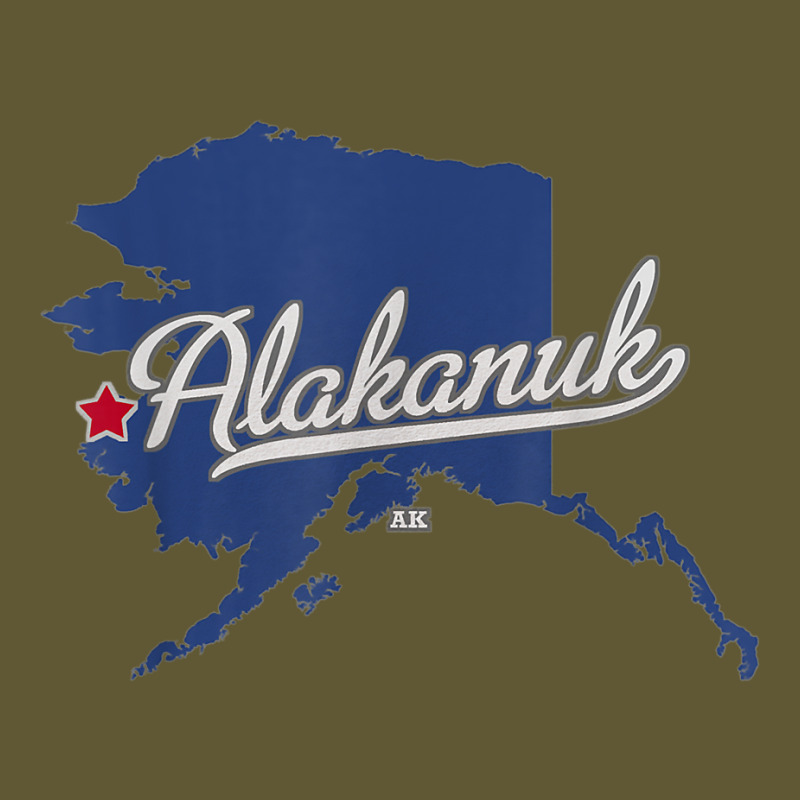 Alakanuk Alaska Ak Map T Shirt Vintage Short | Artistshot