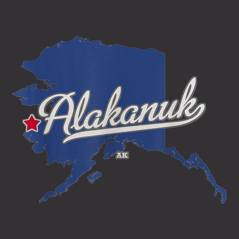 Alakanuk Alaska Ak Map T Shirt Vintage Hoodie | Artistshot