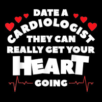 Date A Cardiologist They Can Really Get Your Heart Going Cropped Hoodie | Artistshot