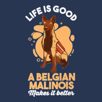 Dog Lover Life Is Good A Belgian Malinois Make It Better Premium Ladies Denim Jacket | Artistshot