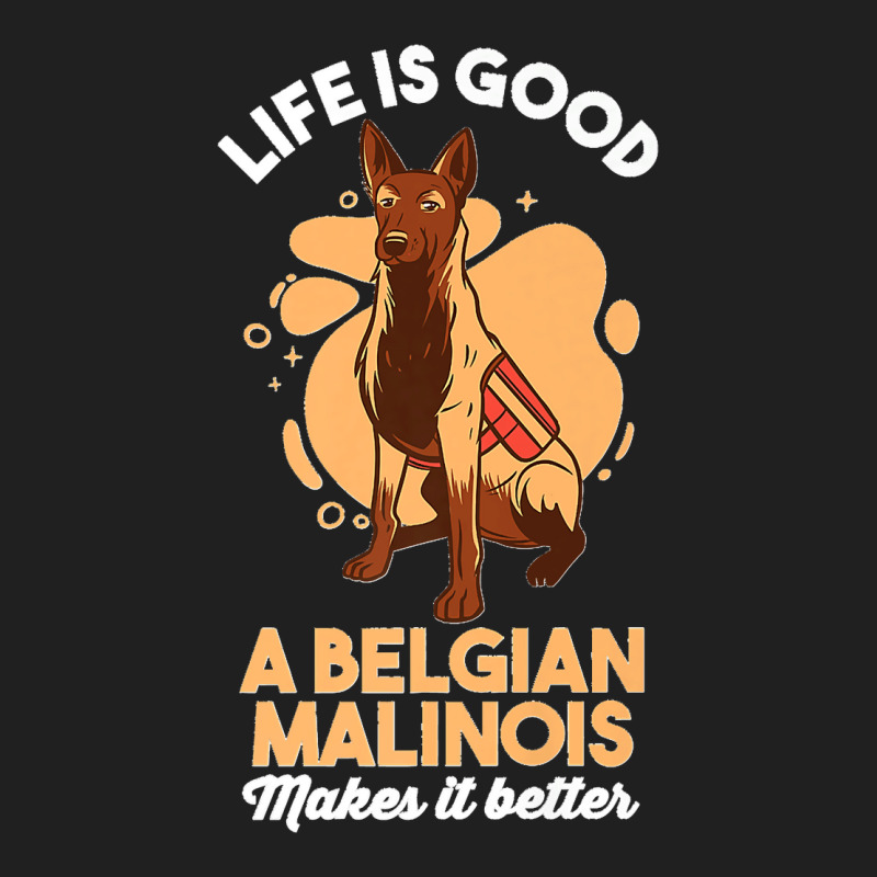 Dog Lover Life Is Good A Belgian Malinois Make It Better Premium Ladies Polo Shirt by STACYSCHUDEL | Artistshot