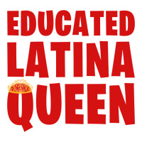 Educated Latina Queen Crop Top | Artistshot