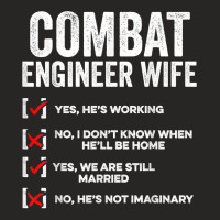 Combat Engineer Wife Usa Military Sapper T Shirt Ladies Fitted T-shirt | Artistshot