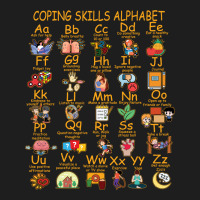 Coping Skills Alphabet Mental Health Awareness Counselor Sweatshirt Classic T-shirt | Artistshot