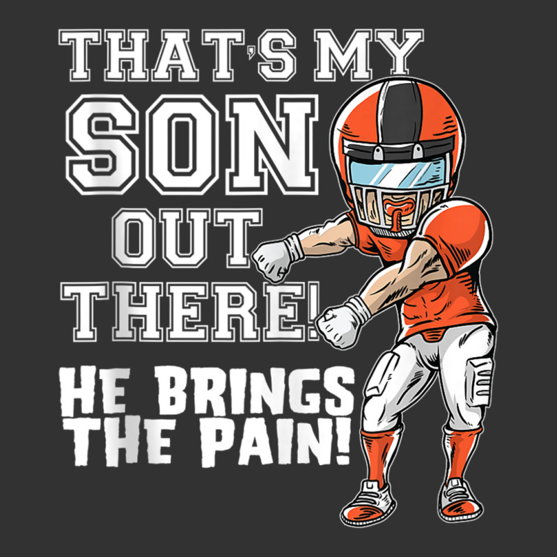 That's My Son Out There Orange Football Mama Dad Tank Top Baby Bodysuit | Artistshot