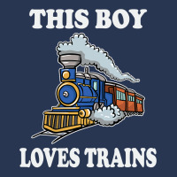 This Boy Loves Trains Gift Train Wagon Lover Gifts Ladies Denim Jacket | Artistshot