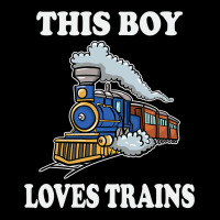 This Boy Loves Trains Gift Train Wagon Lover Gifts Cropped Sweater | Artistshot