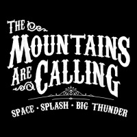 Mountains Are Calling Space Splash Big Thunder Theme Park T Shirt Baby Bibs | Artistshot