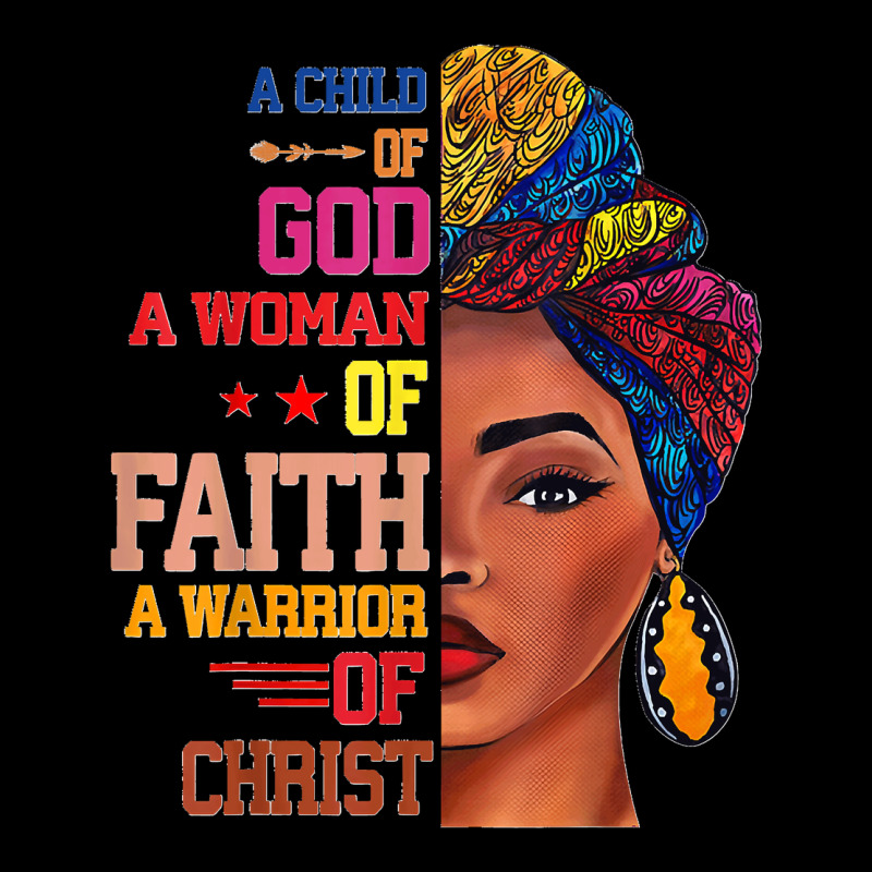 75.a Child Of God, A Warrior Of Christ, Black Girl Juneteenth Adjustable Cap | Artistshot