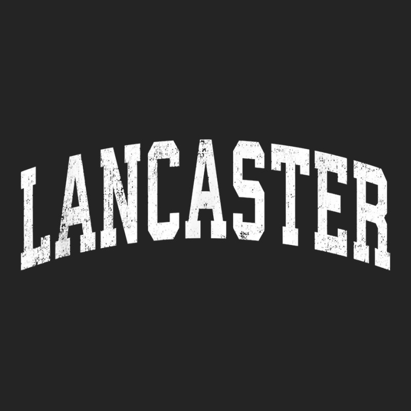 Lancaster California Ca Vintage Varsity Sports Text T Shirt 3/4 Sleeve Shirt | Artistshot