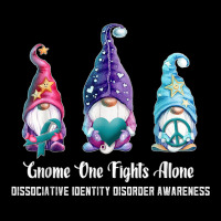 Gnome One Fights Alone Dissociative Identity Disorder T Shirt Adjustable Cap | Artistshot