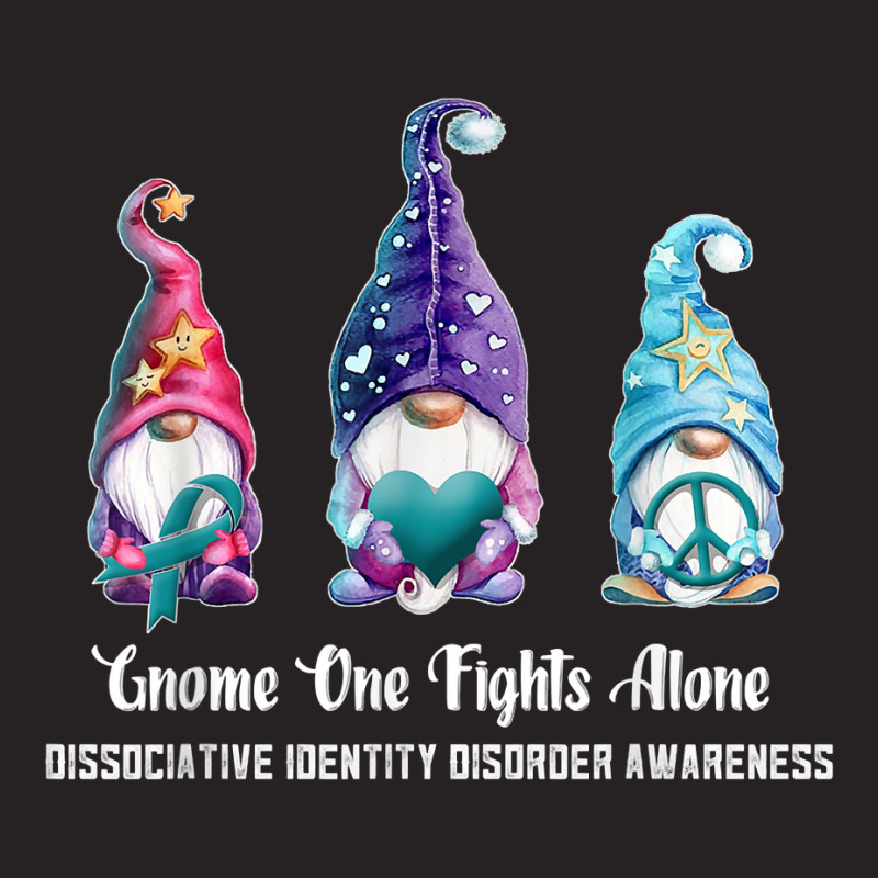 Gnome One Fights Alone Dissociative Identity Disorder T Shirt Vintage Cap | Artistshot