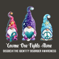 Gnome One Fights Alone Dissociative Identity Disorder T Shirt Bucket Hat | Artistshot