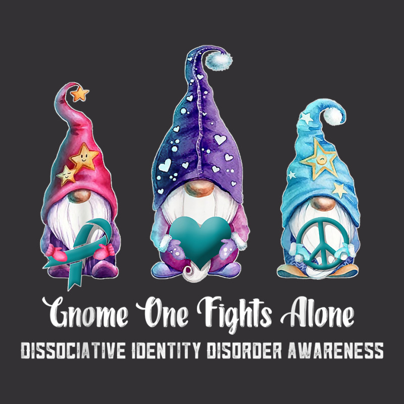 Gnome One Fights Alone Dissociative Identity Disorder T Shirt Vintage Hoodie | Artistshot