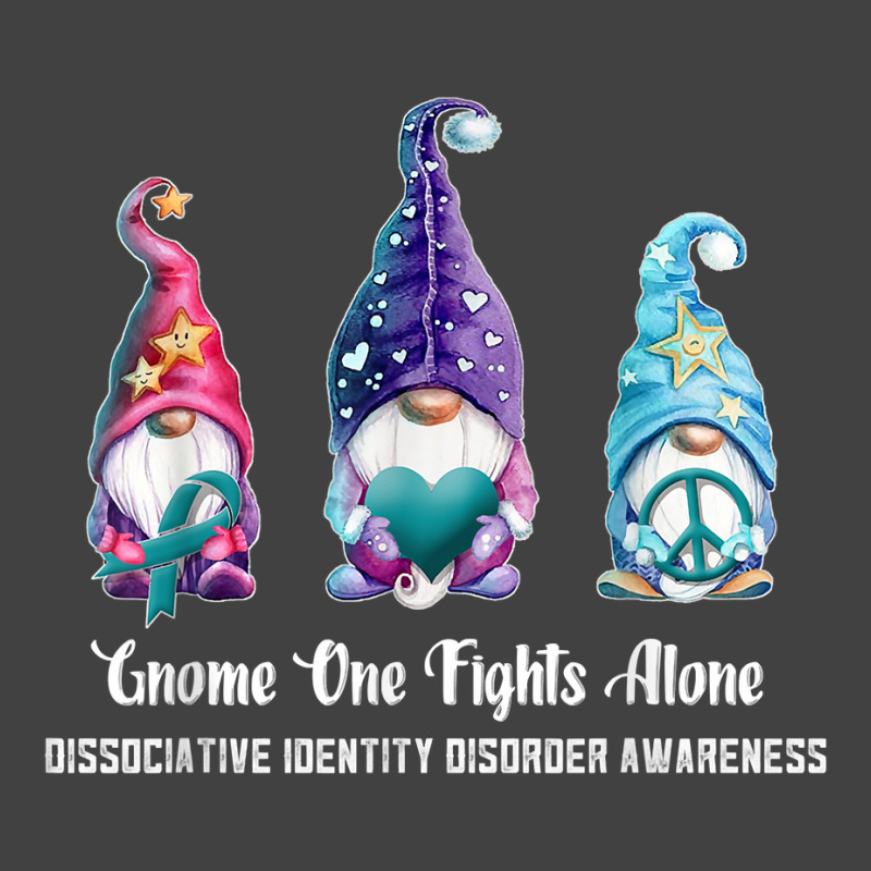 Gnome One Fights Alone Dissociative Identity Disorder T Shirt Vintage T-shirt | Artistshot