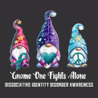 Gnome One Fights Alone Dissociative Identity Disorder T Shirt Vintage Hoodie And Short Set | Artistshot