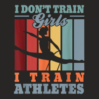 I Train Athletes – Aerialist Trainer Lyra Aerial Hoop Coach T Shirt Ladies Fitted T-shirt | Artistshot