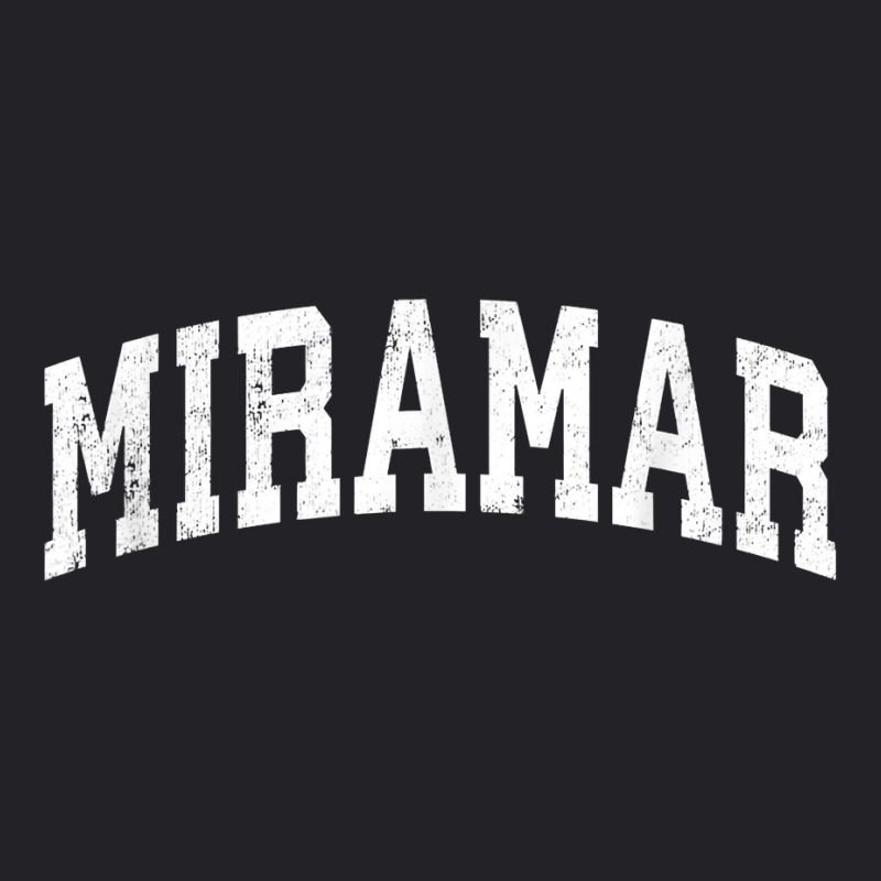 Miramar Florida Fl Vintage Varsity Sports Text T Shirt Youth Tee | Artistshot