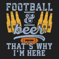 Football & Beer That's Why I'm Here For Coach And Dad Drawstring Bags | Artistshot