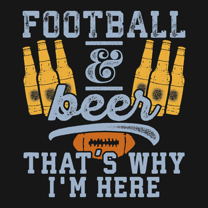 Football & Beer That's Why I'm Here For Coach And Dad Medium-length Apron | Artistshot