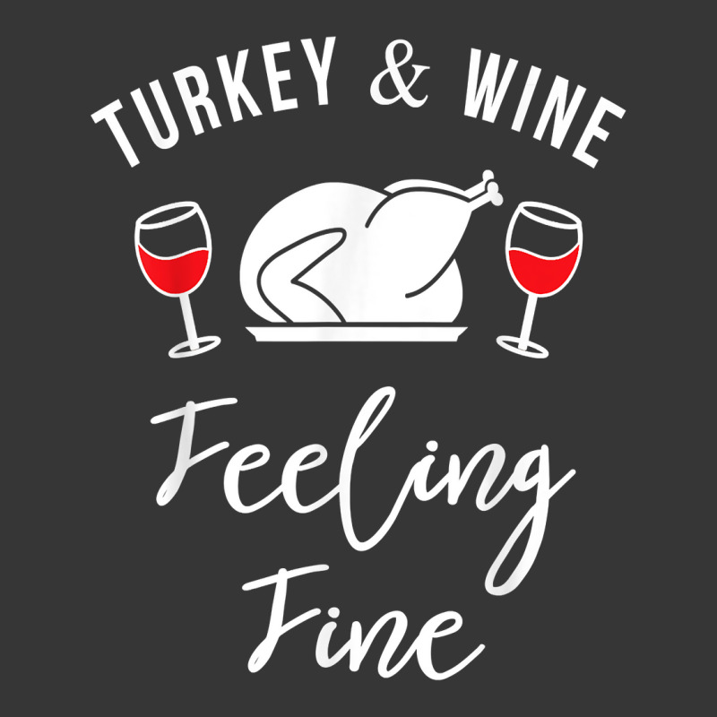 Turkey & Wine Feeling Fine Funny Thanksgiving T Shirt Toddler Hoodie | Artistshot