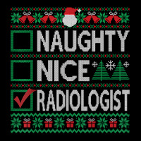 Naughty Nice Radiologist Christmas List Ugly Sweater T Shirt Adjustable Cap | Artistshot