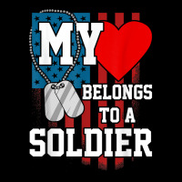 My Heart Belongs To A Soldier Shirt Us Military Soldier T Shirt Zipper Hoodie | Artistshot