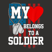 My Heart Belongs To A Soldier Shirt Us Military Soldier T Shirt Champion Hoodie | Artistshot