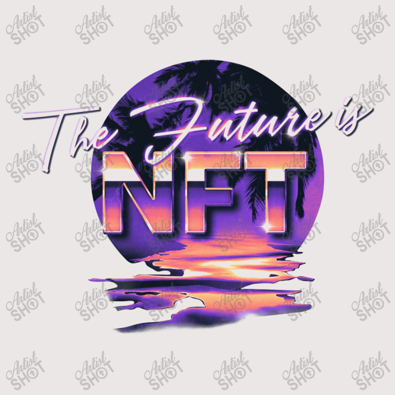 The Future Is Nft Non Fungible Token 80s Paradise   Non Fungible Token Pocket T-Shirt by loomcnultys | Artistshot