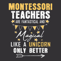 Montessori Teachers Unicorn Back To School Men Women Gift T Shirt Vintage Hoodie | Artistshot