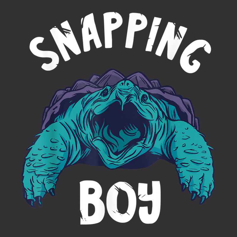 Snapping Boy Sea Animal Snapping Turtle Lover Reptile Lover T Shirt Vintage Hoodie And Short Set | Artistshot