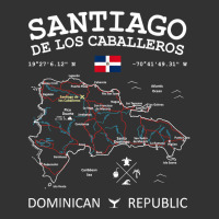 Santiago De Los Caballeros Dominican Republic Map Flag T Shirt Baby Bodysuit | Artistshot