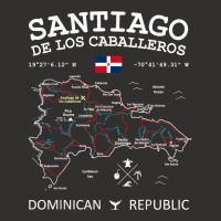 Santiago De Los Caballeros Dominican Republic Map Flag T Shirt Champion Hoodie | Artistshot