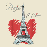 I Love Paris Eiffel Tower French Souvenir France Parisian T Shirt Cropped Hoodie | Artistshot