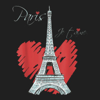 I Love Paris Eiffel Tower French Souvenir France Parisian T Shirt Ladies Polo Shirt | Artistshot