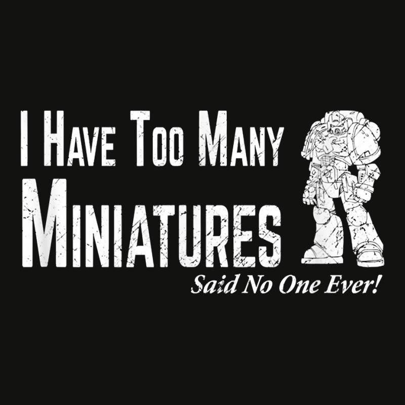 Wargaming Too Many Miniature Funny Wargamer Gift T Shirt Scorecard Crop Tee by cm-arts | Artistshot