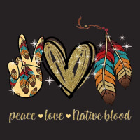 Peace Love Native Blood Native American Vintage Cap | Artistshot