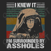 I Knew It I'm Surrounded By Assholes Vintage Men's T-shirt Pajama Set | Artistshot