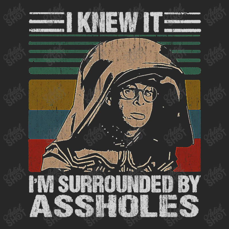 I Knew It I'm Surrounded By Assholes Vintage Men's T-shirt Pajama Set by arlenemeisl | Artistshot