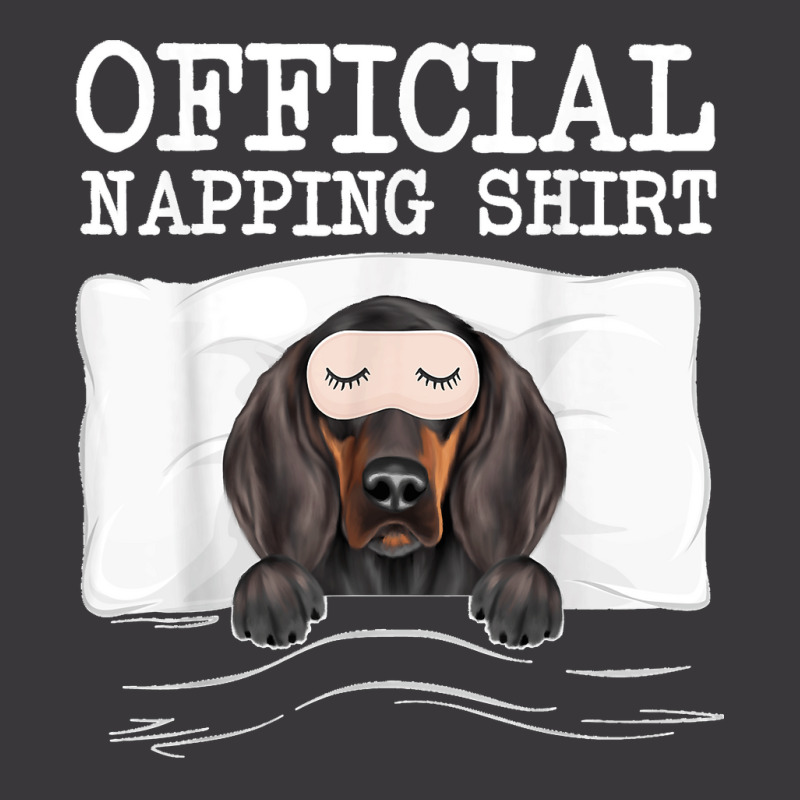 Funny Official Napping Sleeping Black And Tan Coonhound Ladies Curvy T-Shirt by STACYSCHUDEL | Artistshot