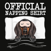 Funny Official Napping Sleeping Black And Tan Coonhound Scorecard Crop Tee | Artistshot