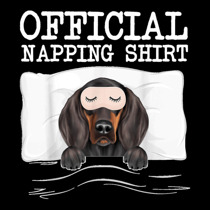 Funny Official Napping Sleeping Black And Tan Coonhound Cropped Sweater by STACYSCHUDEL | Artistshot