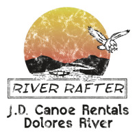 Dolores River Canoe Rentals River Rafter (distressed) Sticker | Artistshot