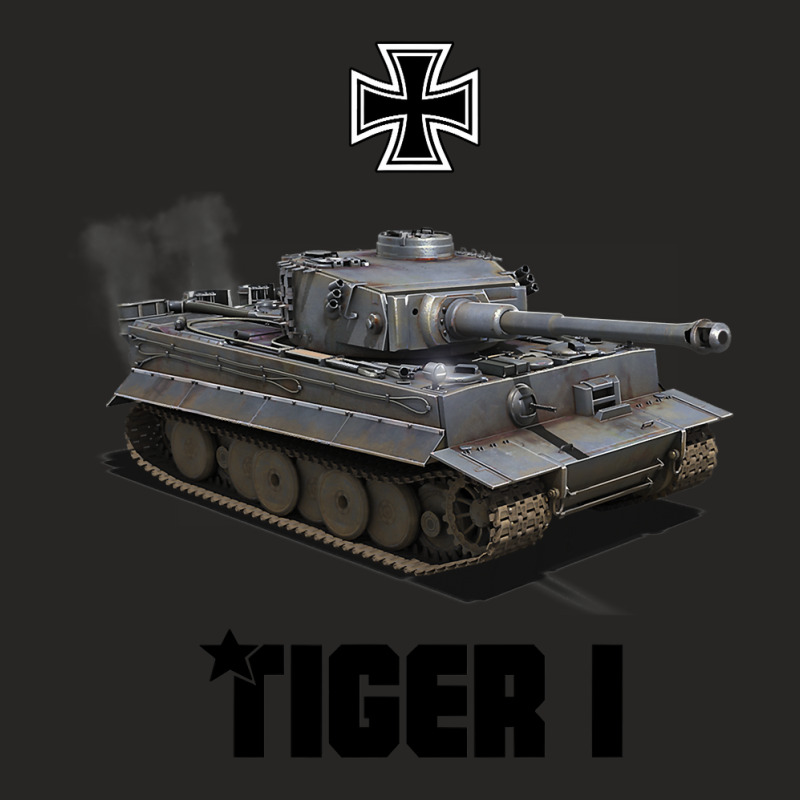 Tiger I German Heavy Tank Ww2 Military Panzerkampfwagen Ladies Fitted T-Shirt by trokeryth | Artistshot