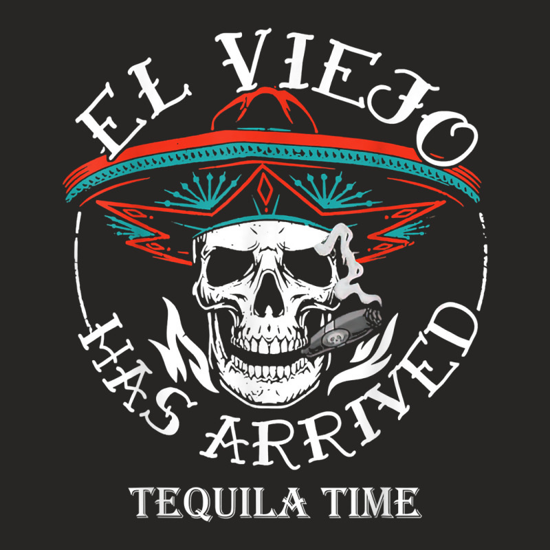 El Viejo Has Arrived Tequila Time Vintage T Shirt Ladies Fitted T-Shirt by cm-arts | Artistshot