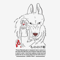 Mononoke Hime Line Art Ladies Polo Shirt | Artistshot